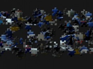 宝马F13汽车拼图小游戏