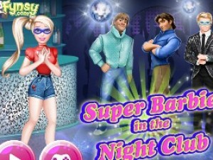 超级芭比在酒吧小游戏