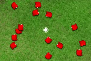 引诱杀死怪物小游戏