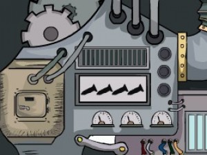 小男孩逃离工厂小游戏