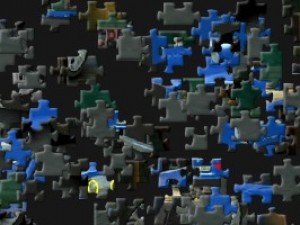 宝马X1两厢拼图小游戏