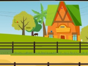 小汽车逃出花园小游戏