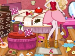 苹果公主整理房间小游戏