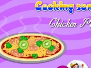 莫纳制作鸡肉披萨小游戏