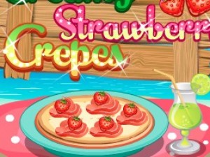 奶油草莓可丽饼小游戏