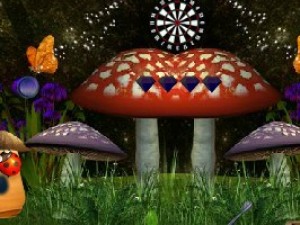 蘑菇房屋逃脱小游戏