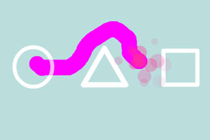 几何体涂颜色小游戏