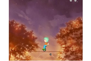 高空自行车小游戏