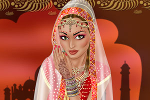 印度新娘化妆小游戏