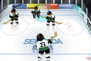 击动冰球小游戏