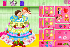 生日蛋糕设计小游戏