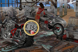 修车厂找数字小游戏