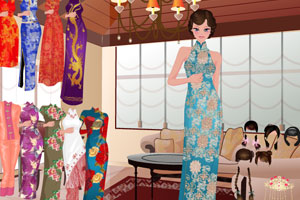 古装旗袍中国美人小游戏