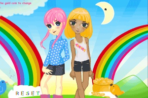 彩虹小姐妹小游戏