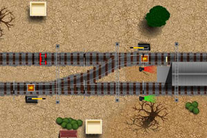 火车交通管制小游戏