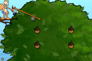 海绵宝宝之珊迪采坚果小游戏