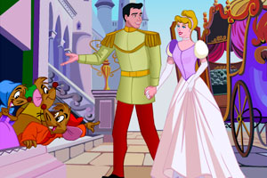 王子和公主的约会拼图小游戏