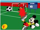 米老鼠踢足球小游戏