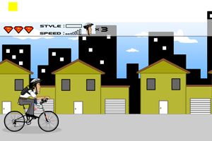 自行车赛小游戏