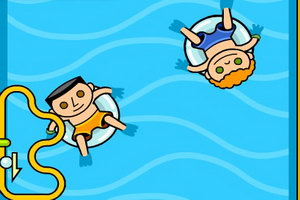 快乐泳圈小游戏