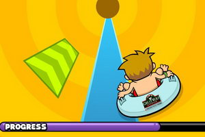 隧道泳圈小游戏