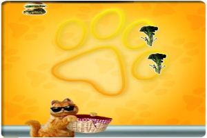 加菲猫接汉堡小游戏