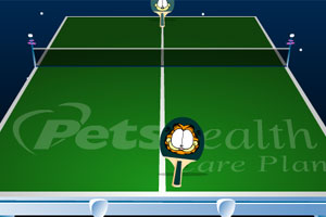 卡通动物乒乓赛小游戏