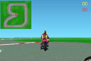摩托车大赛修正版小游戏