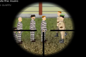 纳粹集中营狙击手无敌版小游戏
