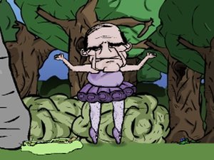 怪叔叔跳芭蕾小游戏