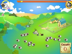 可爱的牧羊犬小游戏