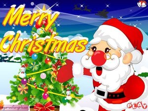 圣诞树贺卡小游戏
