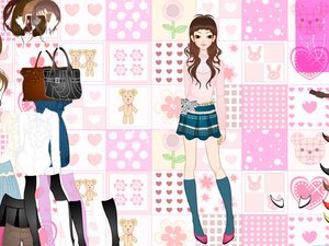春装俏丽美眉小游戏