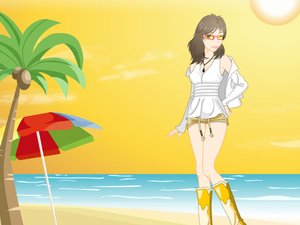 露肩装小游戏