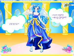 蓝衣天使精灵小游戏