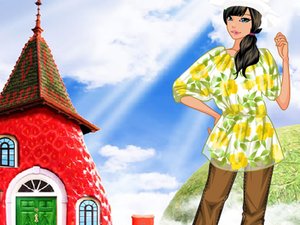 花卉印花长袍小游戏