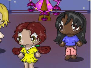 娃娃风车游乐小游戏