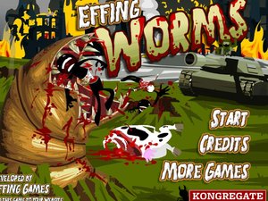 蠕虫行动无敌版小游戏