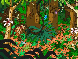 逃出非洲怪国小游戏