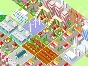 模拟能源城市小游戏