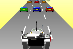 坦克撞汽车小游戏