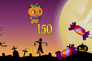 万圣节糖果小游戏