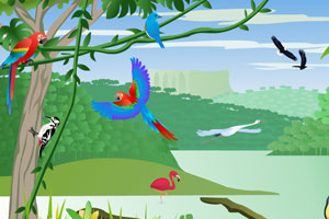 布置热带雨林小游戏