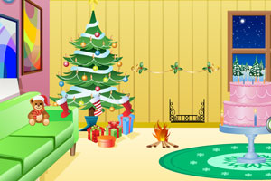 温馨的圣诞小屋小游戏