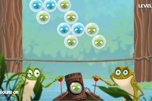 泡沫青蛙小游戏