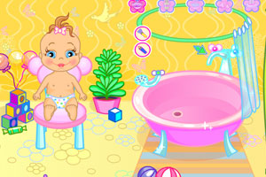 婴儿洗澡豪华版小游戏