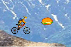 山地汉堡自行车小游戏