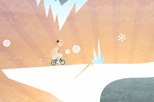 冰河自行车小游戏