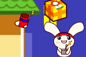 遥控接圣诞礼物小游戏