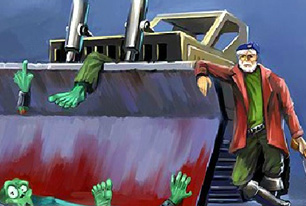 坦克大战僵尸小游戏